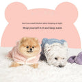 New Pet Cloak Cute Cotton Velvet Winter Warm For Cats And Dogs Cute Sleeping Blanket
