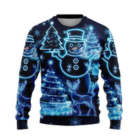 Christmas Carnival Christmas Gift Unisex Padded Crew-Neck Sweater New Fashionable Sweater