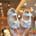 Spring And Autumn Girl's Nude Shoes Non-slip Soft Bottom Toddler