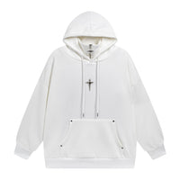 Men's And Women's Fashion Casual Four Eight-pointed Stars Hooded Sweater