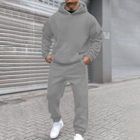 Fleece Fashion Casual Loose Long Sleeve Hoodie Set