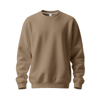 Round Neck Solid Color Loose Oversized Casual Top For Men