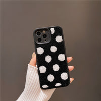 Polka Dot Suitable Mobile Phone Case Xsxr Flannel