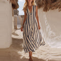 Elegant Beach Deep V-Neck Bohemian Dress