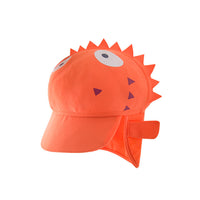 Children's One-Piece Pufferfish Mid-sleeve Swimsuit Beach Sunscreen Clothing With Hat 2-piece