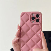 Lingge Silicone Phone Case Soft Shell