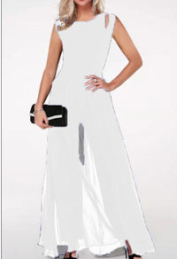 Women's Milk Silk Solid Color Jumpsuit