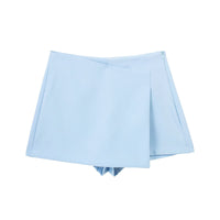 Women's High Waist Asymmetric Shorts