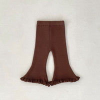 Baby Girl Baby Leisure Brushed Flared Pants