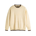 Color-block Crew Neck Sweater Men's Knitted Shirt Top