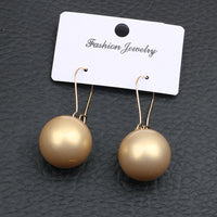 Large Pearl Silver Pearl Ear Clips For Women