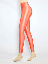 High Waist Women's Outer Wear High Elastic Cropped Leggings Yoga Exercise