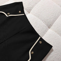 High-waisted Slimming Button-front Versatile Wide-leg Pants For Women