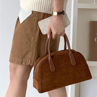 Large Capacity Suede Handbag For Women