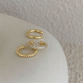 Simple And Exquisite High-grade Ear Clip Personalized Cold Style Three-piece Set