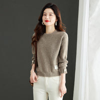 Women's Clothing Fashion Long Sleeve Loose Round Neck Sweater