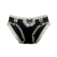 Women's French Sexy Lace Briefs Pure Cotton