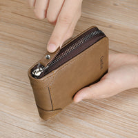 Retro Men's Horizontal Multifunctional Card Holder