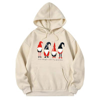 Fleece-lined Long Sleeve Pocket Christmas Sweater