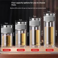 Unisex Portable High-end Transparent Water Bottle