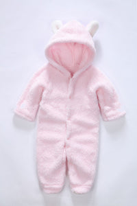 Children's Velvet Animal Jumpsuit Without Down