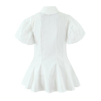 Women's Women's Short-sleeve Shirt Lapel Slim Fit