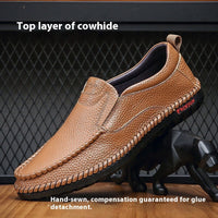 Men's Slip-on New Casual Leather Shoes