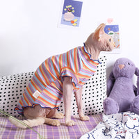 Hairless Cat Pet High-Elastic Pure Cotton Pique Short Sleeve