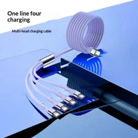 One-for-Four Fast-Charging Data Cable