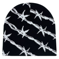 Outdoor Keep Warm Double Jacquard Knitted Hat Men's And Women's Hats