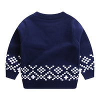Children's Autumn And Winter New Double-layer Cotton Sweater