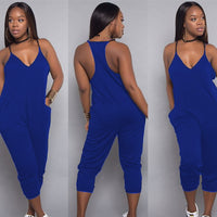 New Fashion Casual Suspender Jumpsuit