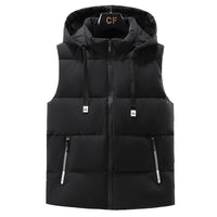 Warm Thickened Solid Color Vest For Men