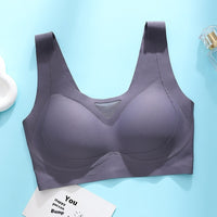 Thin Breathable Traceless Underwear Gather Thin Soft Support Fixed Cup Without Steel Ring