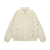 Men's Spring And Autumn Casual Loose Cargo Zipper Cardigan Outerwear Tide