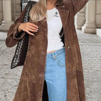 Women's Fashion Casual Double-breasted Jacket