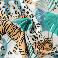 Animal Leaf Tiger Loose Short Sleeve T-shirt Shorts Casual Suit In Stock Two-piece Set