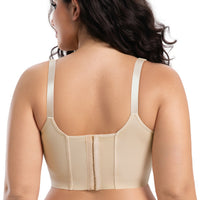 Women's Plus Size Lace Traceless Sexy Underwear Push Up Breast Holding Anti-sagging