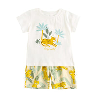 Summer Cartoon Baby Costume Animal Clothes Made Of Pure Cotton