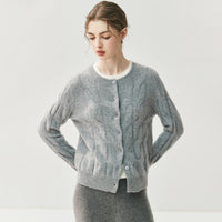 Ribbed Sweater With A Crew Necksoft