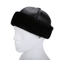 Haining Genuine Leather Cowhide Landlord Hat