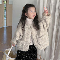 Winter One-piece Fleece Double-sided Fleece Clothing, Warm Cotton-padded Coat