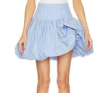 Womens European And American-style Striped Skirt