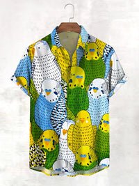 Fashion Summer Casual Printed Hawaiian Shirt Vacation Seaside
