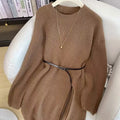 Winter Outfit A Full Set Of French Retro Dresses For Women