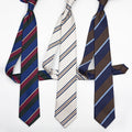Business Formal Wear Classic Contrast Color Twill Tie For Men