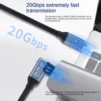 Double Type-C Full-function Data Cable Fast Charging