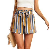 Women's Short Belt Pocket Summer Casual