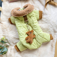 Pet Clothing Extra Thick Band Hanging Strap Toy Bear
