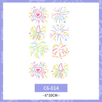 Waterproof And Durable Colorized Butterfly Tattoo Sticker